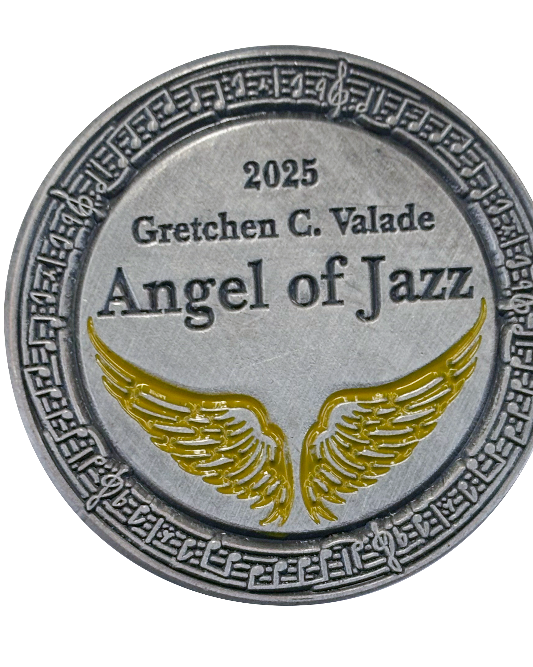2025 Gretchen C. Valade Angel of Jazz pin
